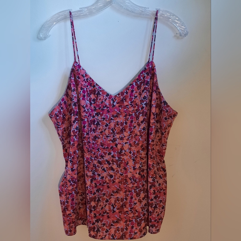 Nine West floral print strap top size L